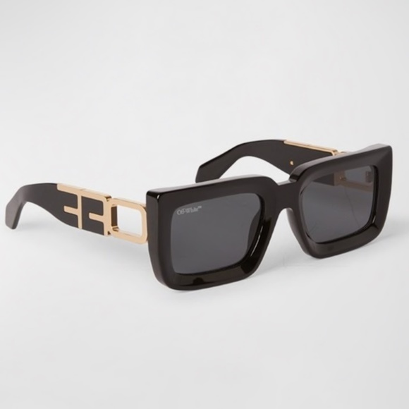 NWT Off-White Black Rectangle 55mm Sunglasses main image 4